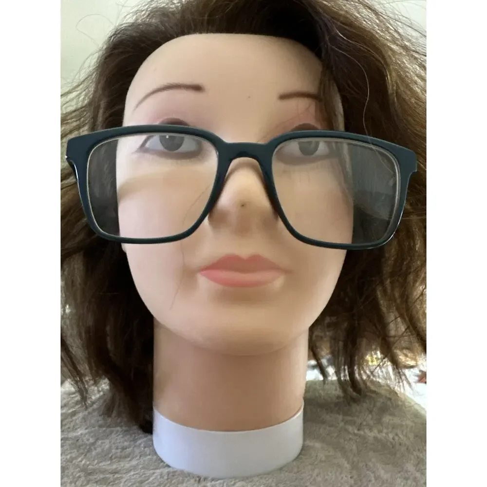 I-DEAL OPTICS LENNOX EYEGLASSES NAVY BLUE Big FRAMES 54-20-145 GUC